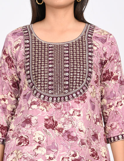 ONVIEW | 1441 | CAPSULE 2 PIECE SET WITH EMBROIDERY