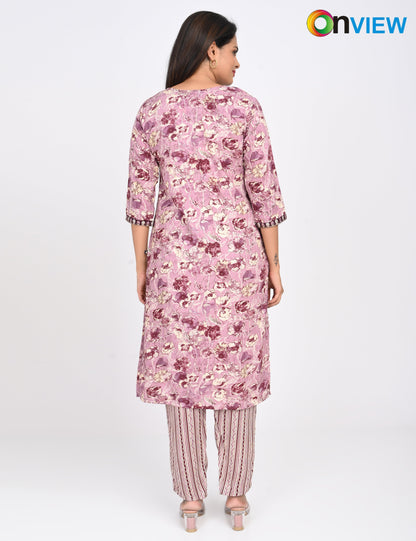 ONVIEW | 1441 | CAPSULE 2 PIECE SET WITH EMBROIDERY