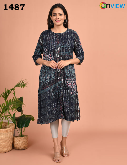 ONVIEW| 1487 | A LINE SIDE OPEN WITH LINING