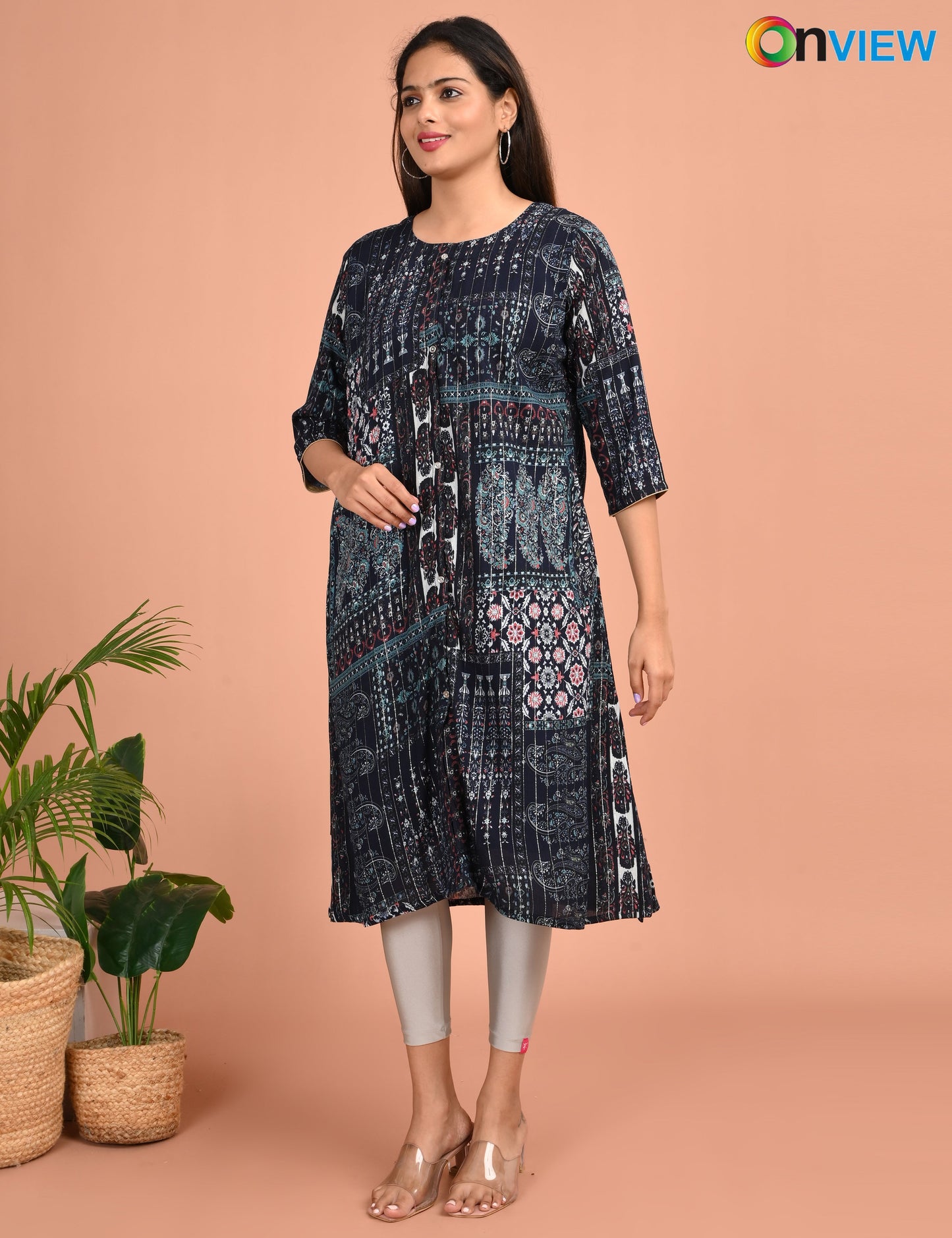 ONVIEW| 1487 | A LINE SIDE OPEN WITH LINING