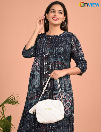 ONVIEW| 1487 | A LINE SIDE OPEN WITH LINING