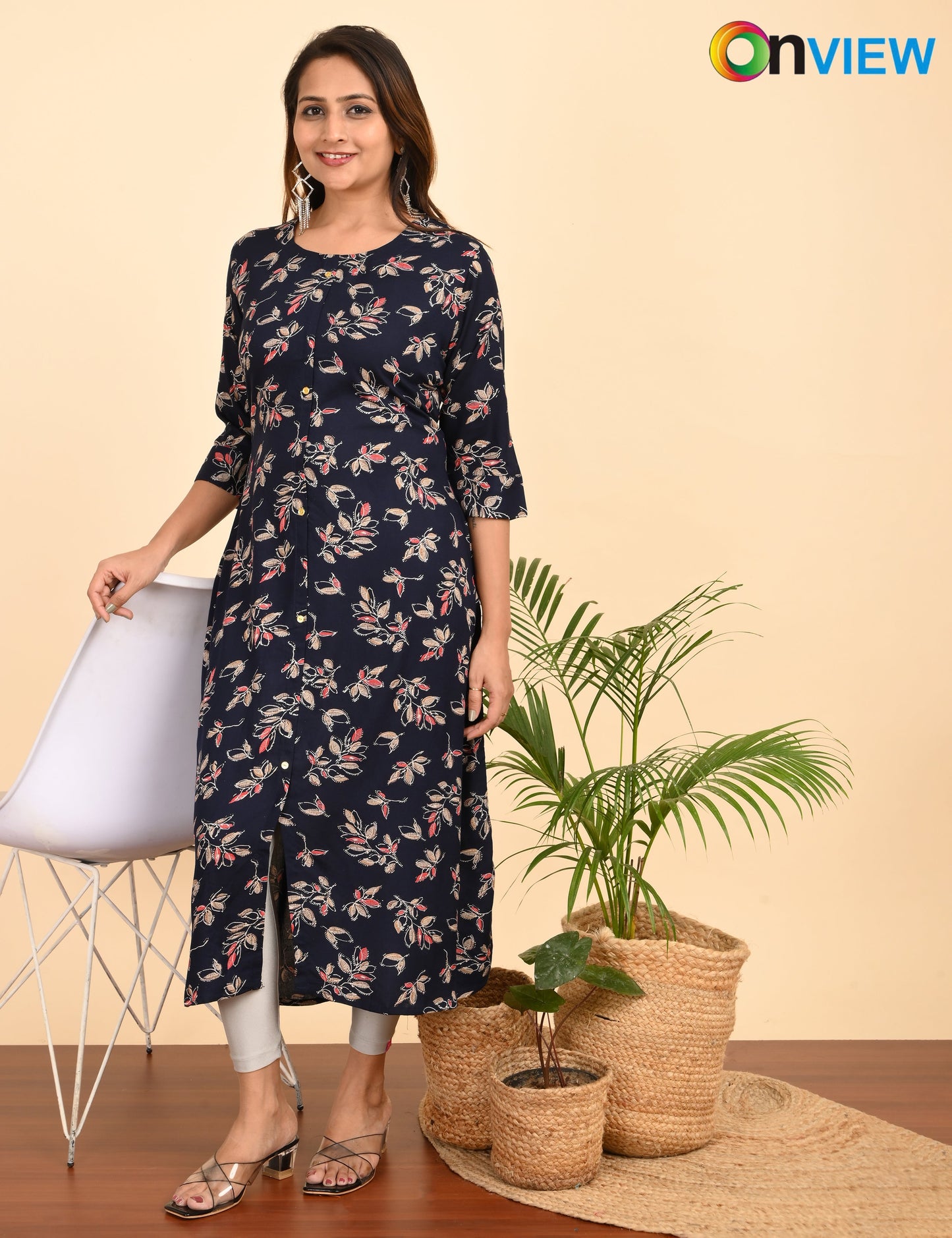 ONVIEW | 1555 | VATICAN FOIL A LINE UMBRELLA