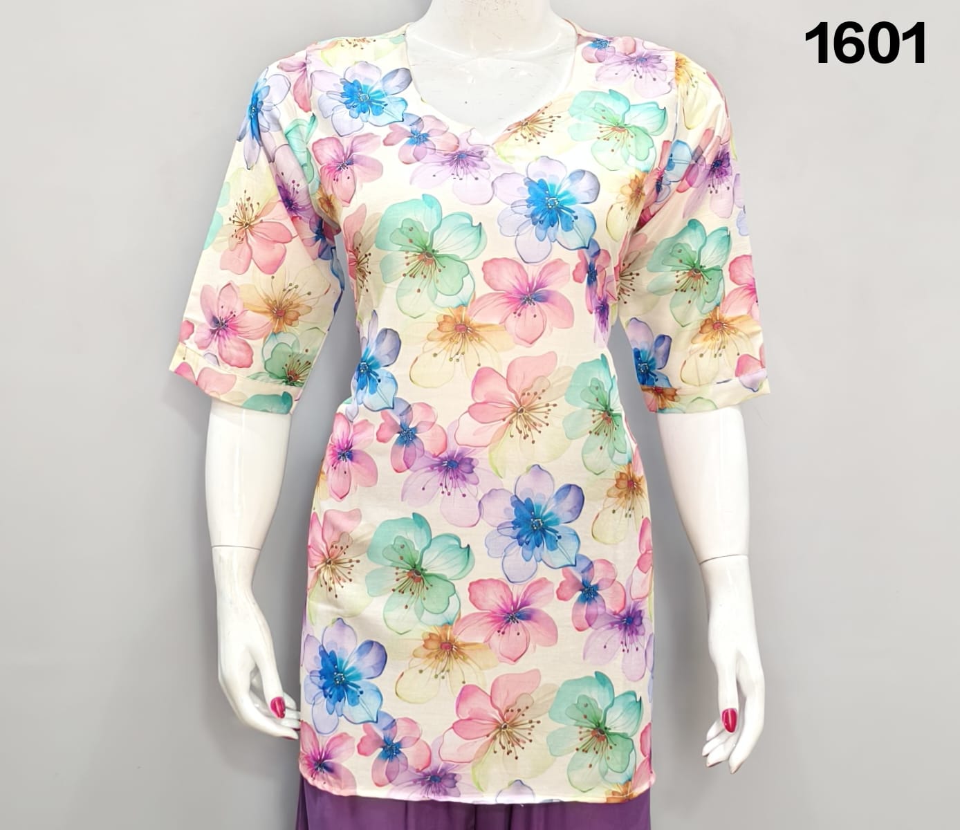 ONVIEW | 1601 | TRENDY RAYON DIGITAL PRINTED SHORT TOP