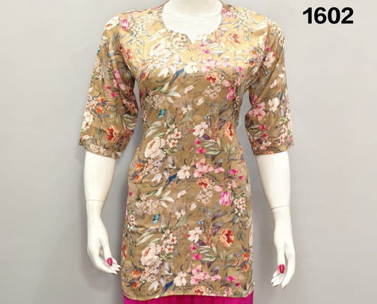 ONVIEW | 1602 | TRENDY RAYON DIGITAL PRINTED SHORT TOP