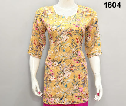 ONVIEW | 1604 | TRENDY RAYON DIGITAL PRINTED SHORT TOP