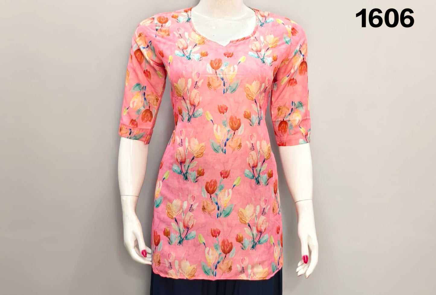 ONVIEW | 1606 | TRENDY RAYON DIGITAL PRINTED SHORT TOP