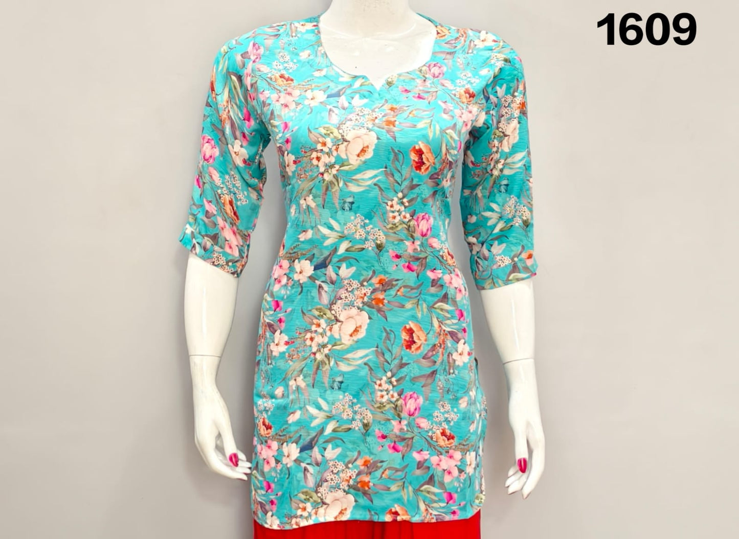 ONVIEW | 1609 | TRENDY RAYON DIGITAL PRINTED SHORT TOP