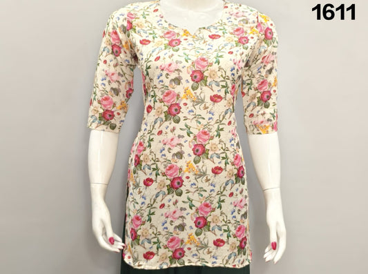 ONVIEW | 1611 | TRENDY RAYON DIGITAL PRINTED SHORT TOP