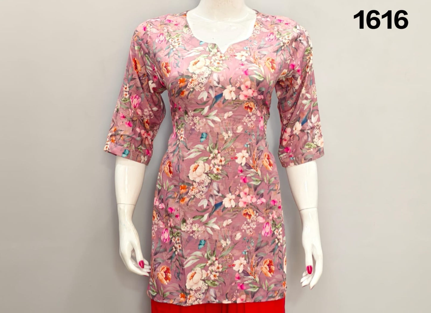 ONVIEW | 1616 | TRENDY RAYON DIGITAL PRINTED SHORT TOP
