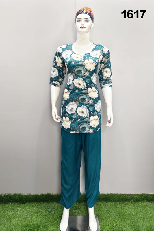 ONVIEW | 1617 | TRENDY RAYON DIGITAL PRINTED SHORT TOP