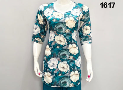 ONVIEW | 1617 | TRENDY RAYON DIGITAL PRINTED SHORT TOP