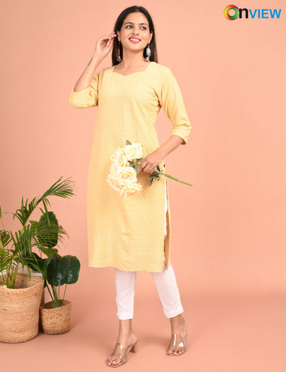 ONEVIEW | 173 | CHIKANKARI DESIGN NECK