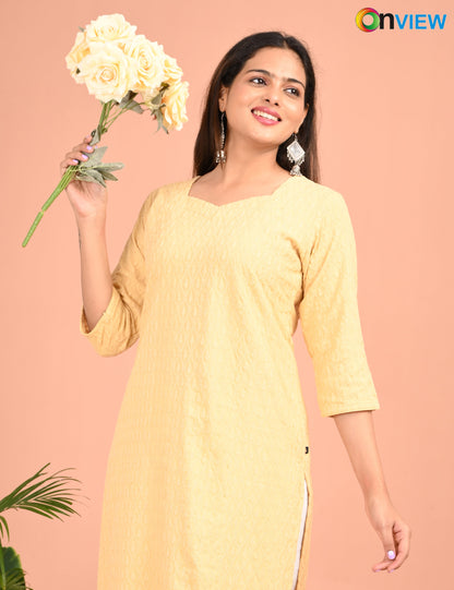 ONEVIEW | 173 | CHIKANKARI DESIGN NECK