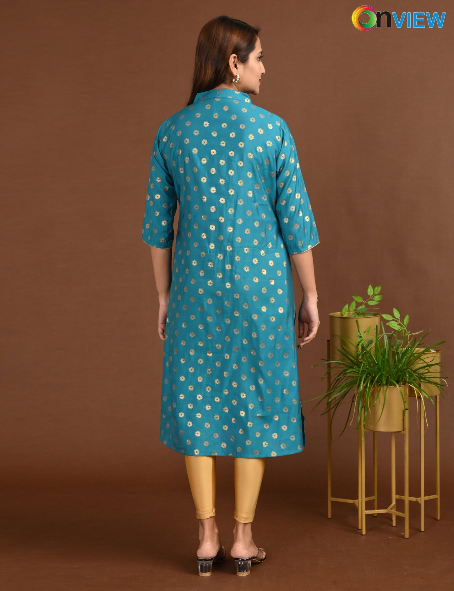 ONVIEW | 1756 | SILK A LINE SIDE OPEN WITH LINING