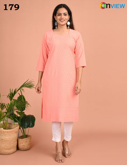 ONVIEW | 179 | CHIKANKARI DESIGN NECK