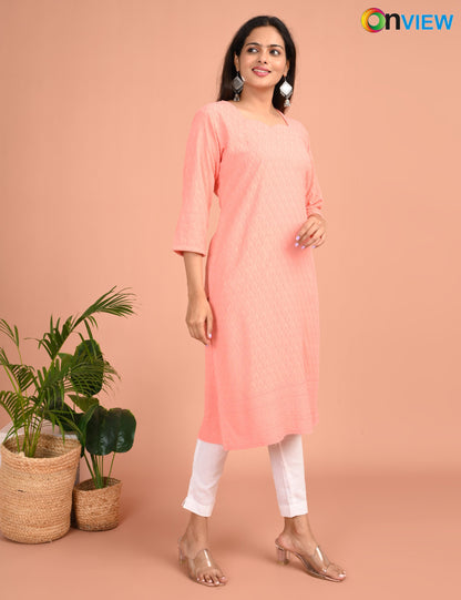 ONVIEW | 179 | CHIKANKARI DESIGN NECK