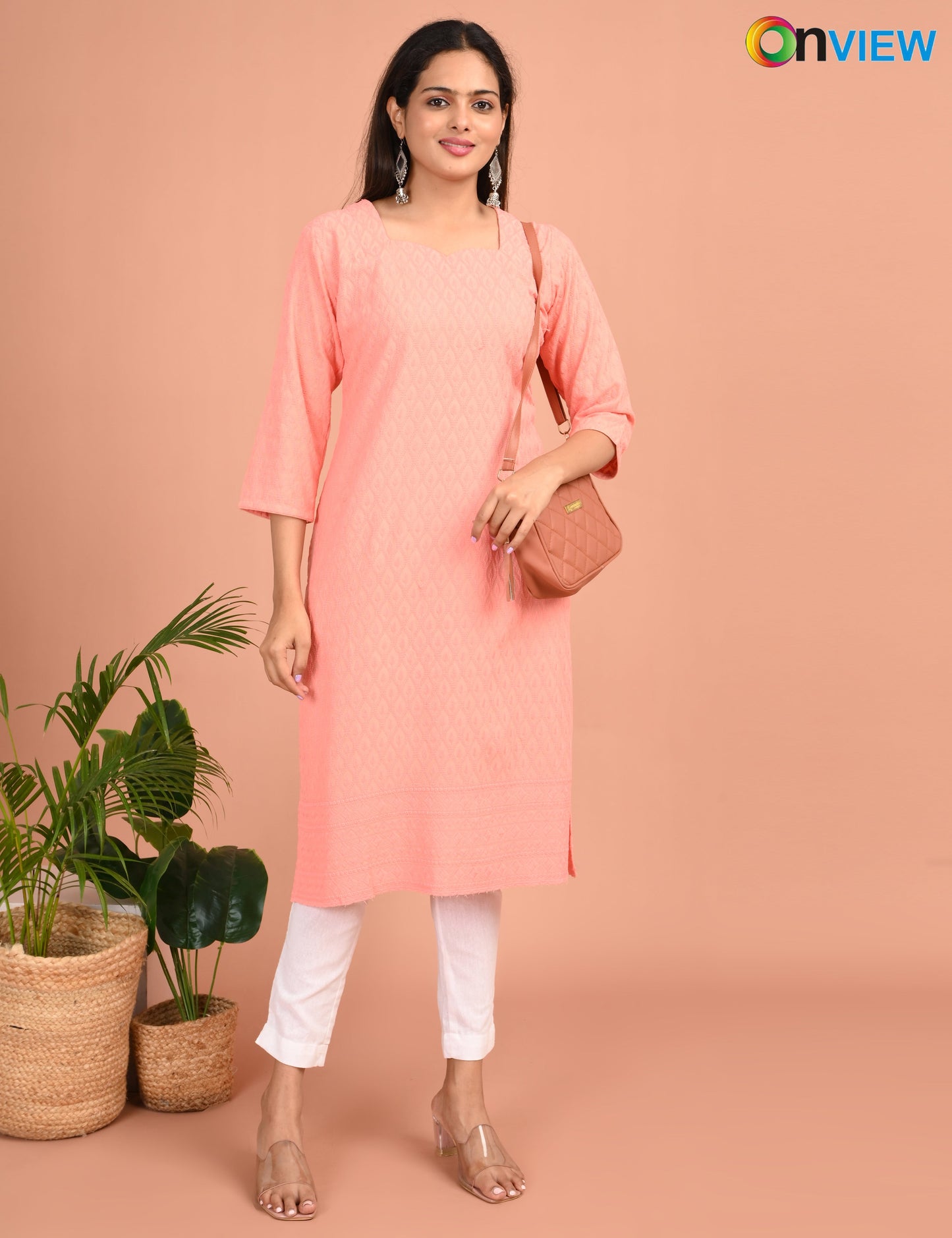 ONVIEW | 179 | CHIKANKARI DESIGN NECK