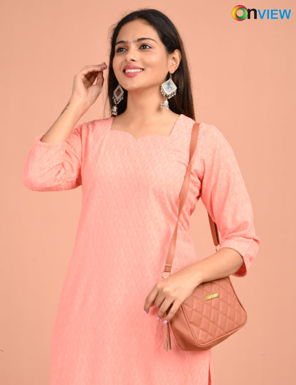 ONVIEW | 179 | CHIKANKARI DESIGN NECK