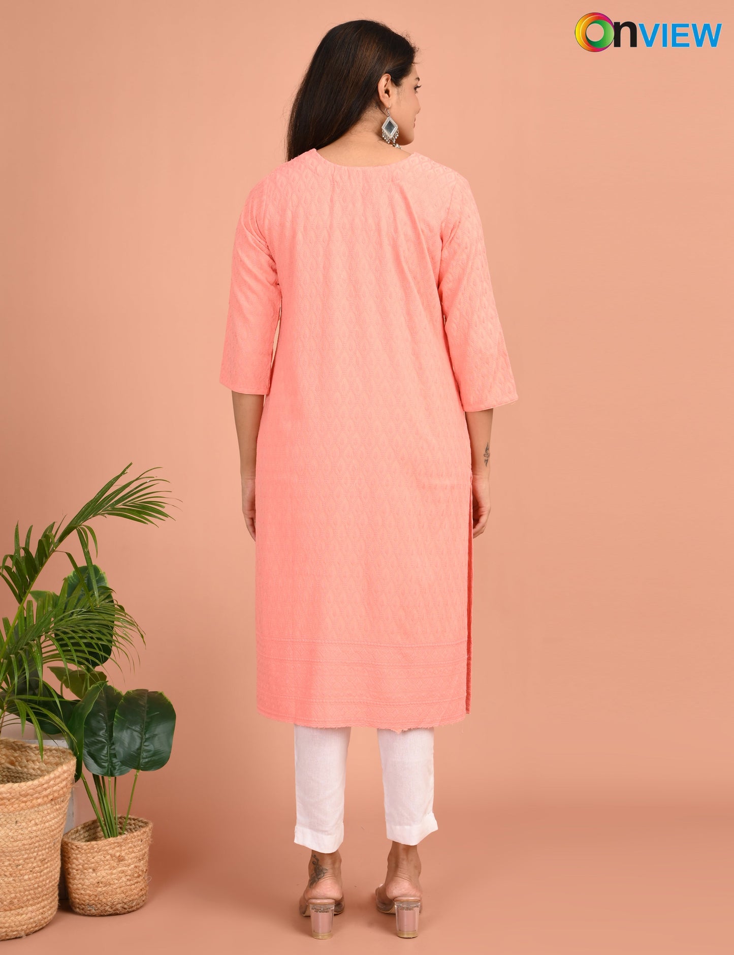 ONVIEW | 179 | CHIKANKARI DESIGN NECK