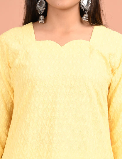 ONVIEW | 182 | CHIKANKARI DESIGN NECK