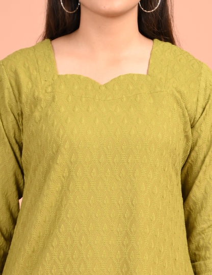 ONVIEW | 183 | CHIKANKARI DESIGN NECK