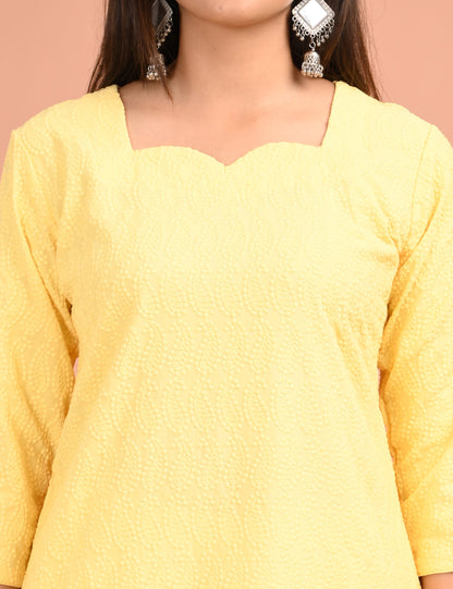 ONVIEW | 187 | CHIKANKARI DESIGN NECK