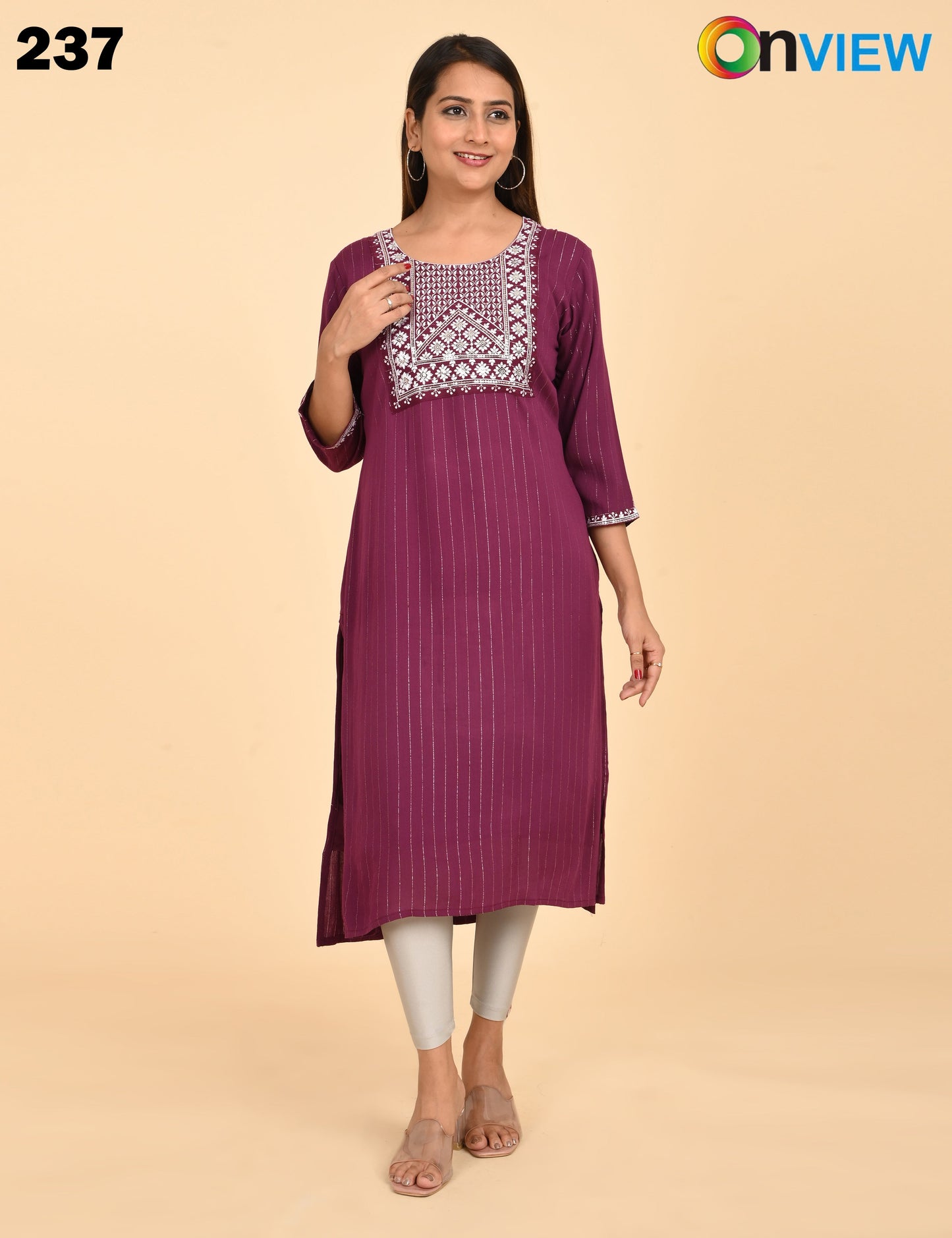 ONVIEW | 237 | BIG EMBROIDERY WITH LINING