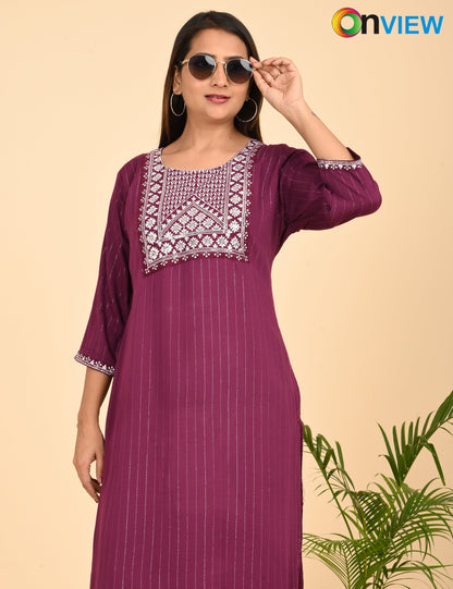 ONVIEW | 237 | BIG EMBROIDERY WITH LINING