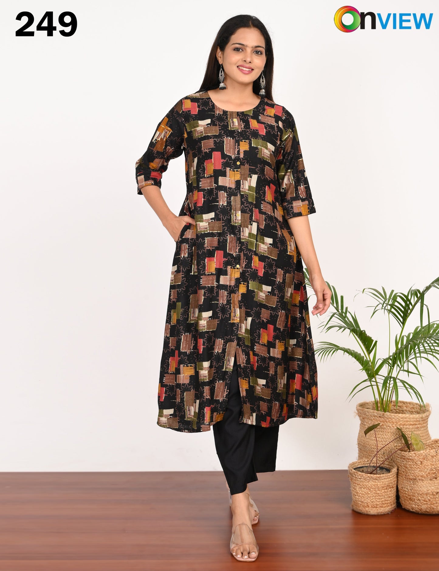 ONVIEW | 249 | VATICAN FOIL A  LINE UMBRELLA  2PIECE SET