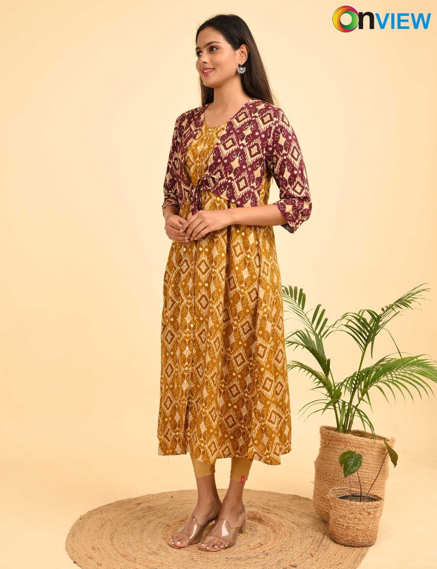 ONVIEW | 906 | HALF COAT A LINE  UMBRELLA