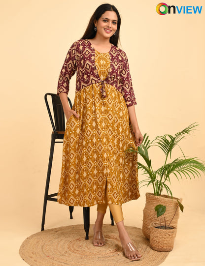 ONVIEW | 906 | HALF COAT A LINE  UMBRELLA