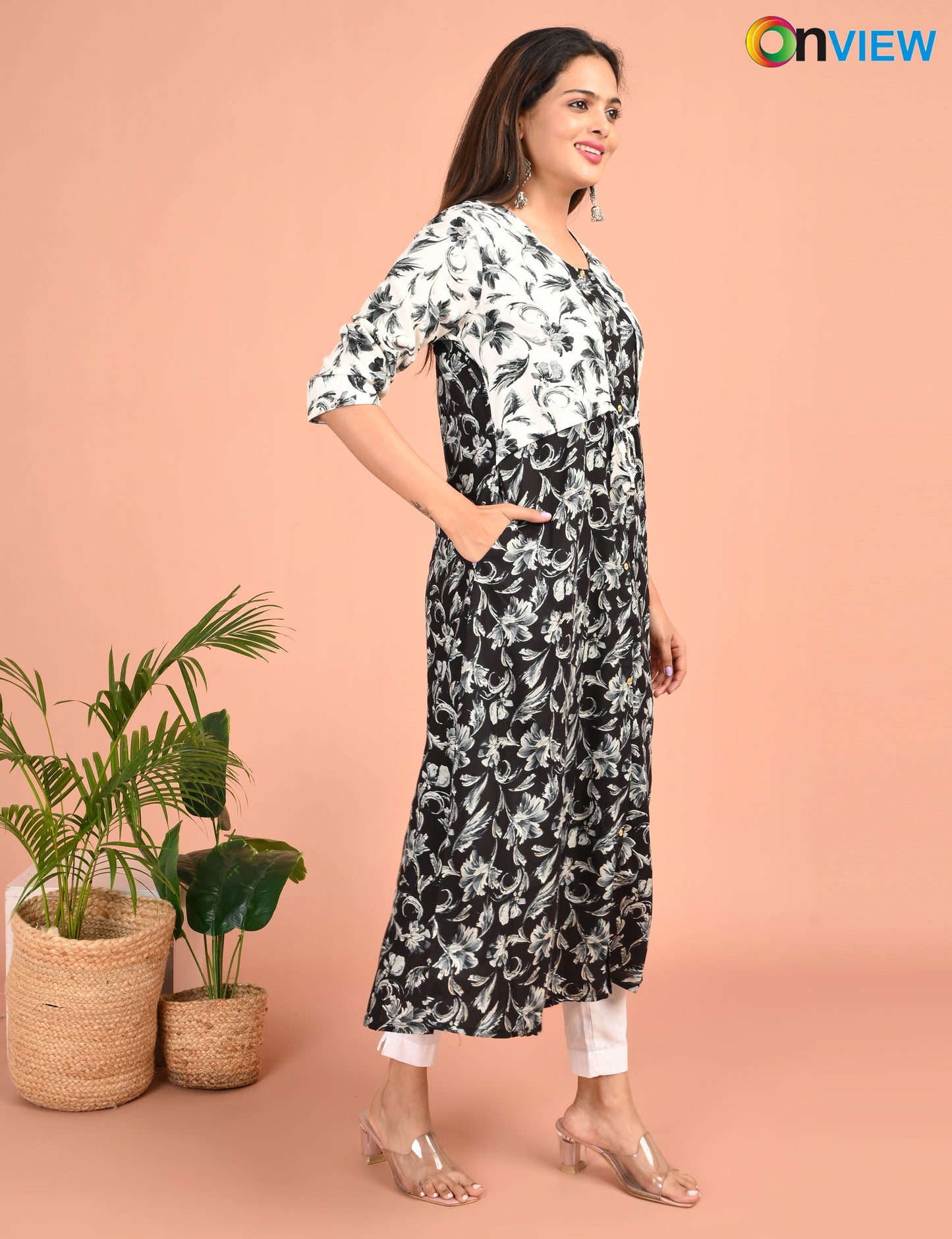 ONVIEW | 938 | HALF COAT A LINE UMBRELLA