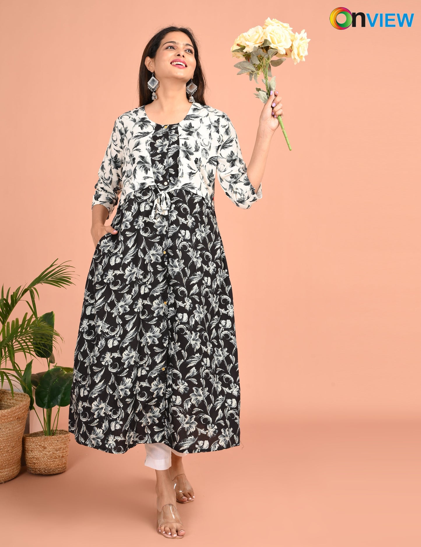 ONVIEW | 938 | HALF COAT A LINE UMBRELLA