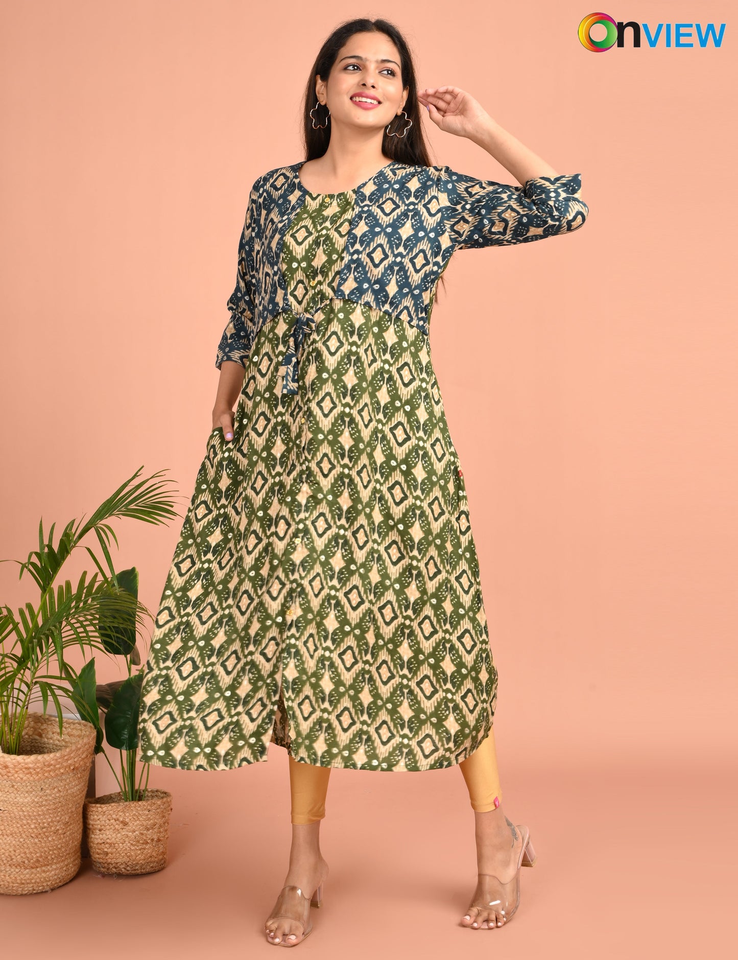 ONVIEW | 945 | HALF COAT A LINE UMBRELLA