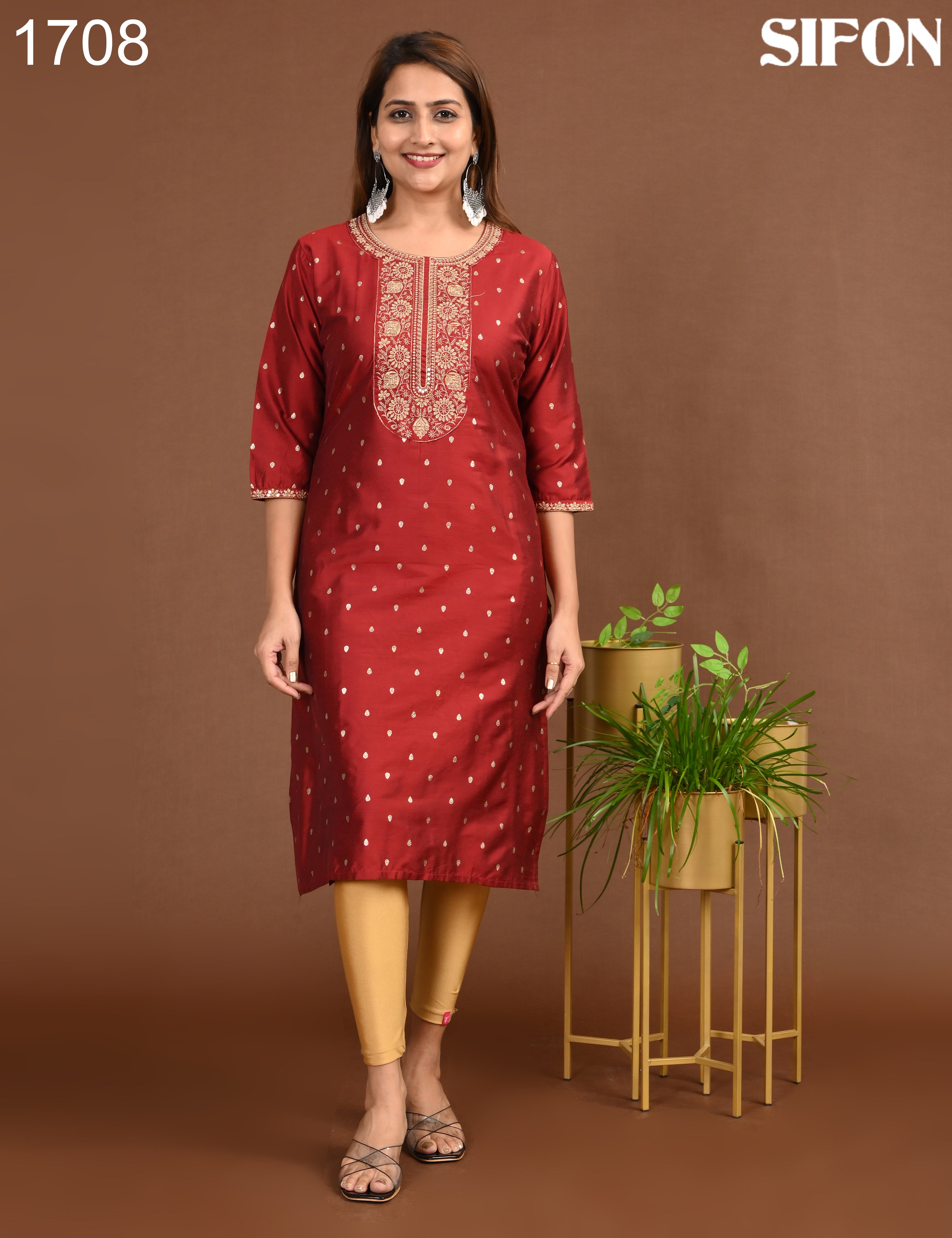 ONVIEW | 1708 | ROMAN SILK BIG EMBROIDERY