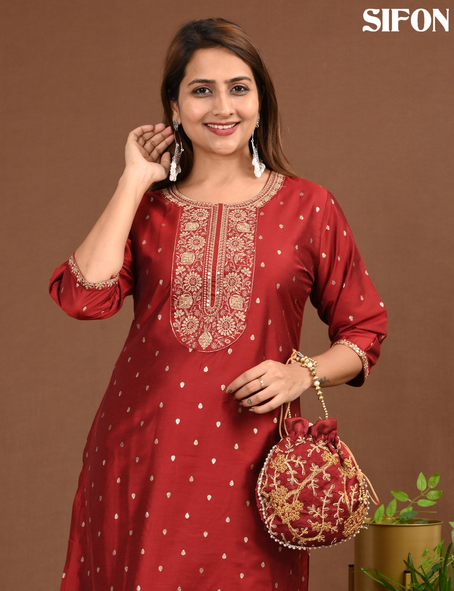 ONVIEW | 1708 | ROMAN SILK BIG EMBROIDERY