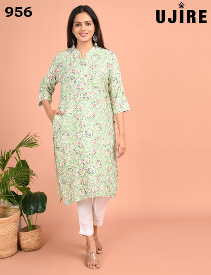 UJIRE | 956 | COLLAR NECK WITH POCKET