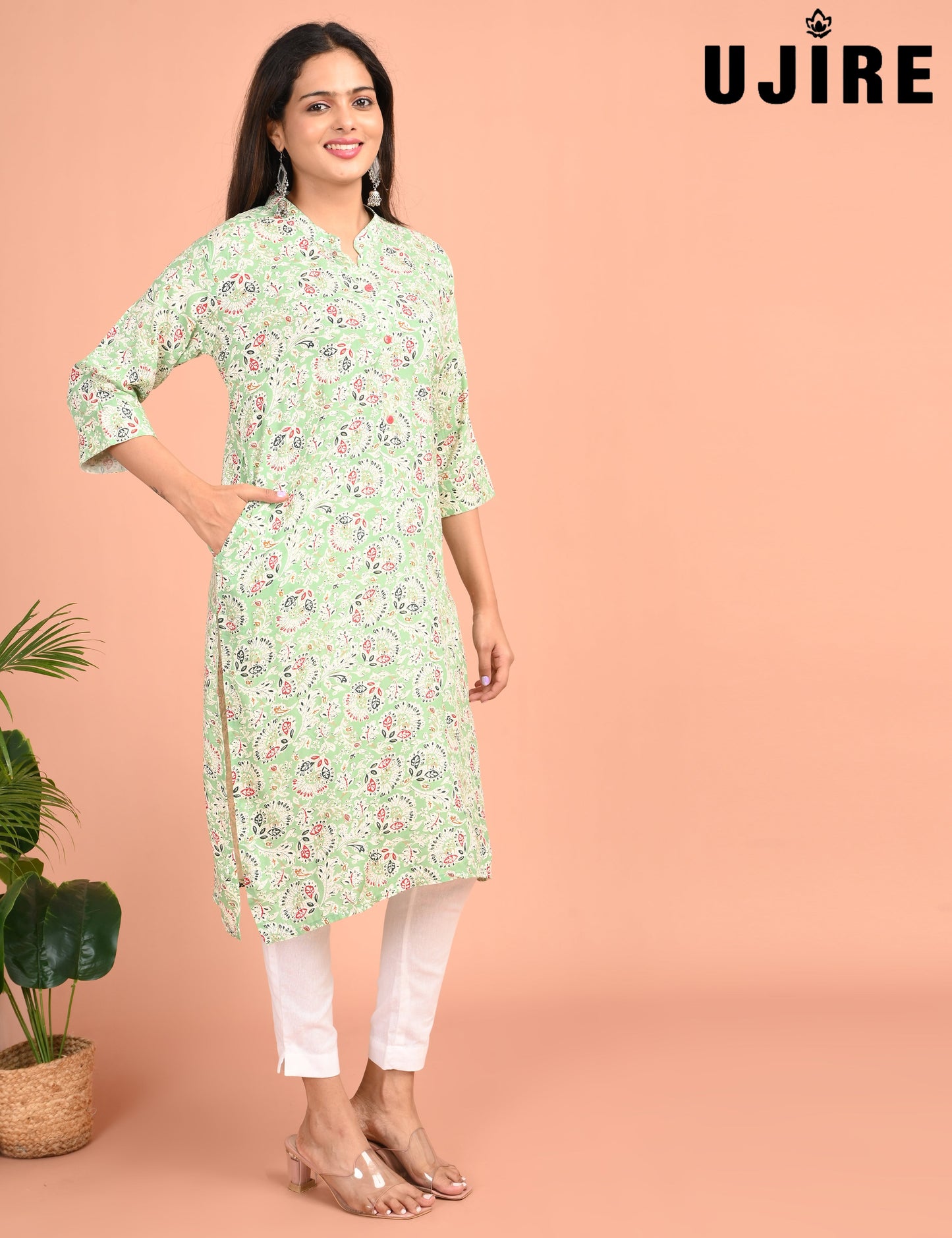 UJIRE | 956 | COLLAR NECK WITH POCKET