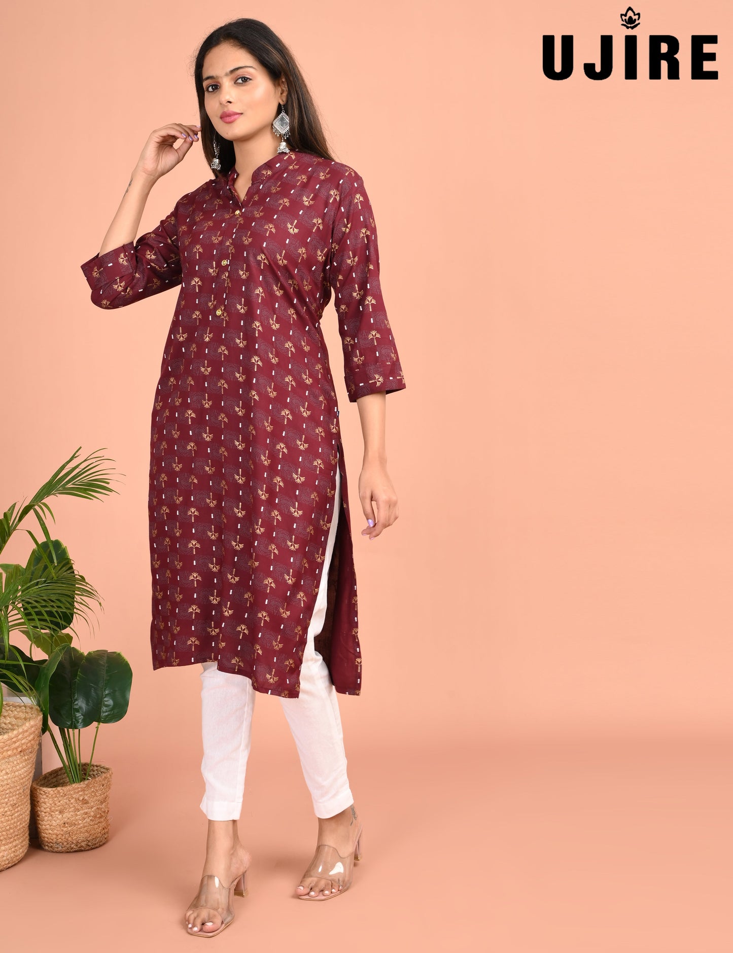 UJIRE | 959 | COLLAR NECK WITH POCKET