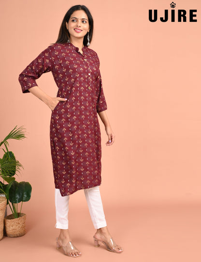 UJIRE | 959 | COLLAR NECK WITH POCKET