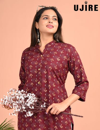 UJIRE | 959 | COLLAR NECK WITH POCKET